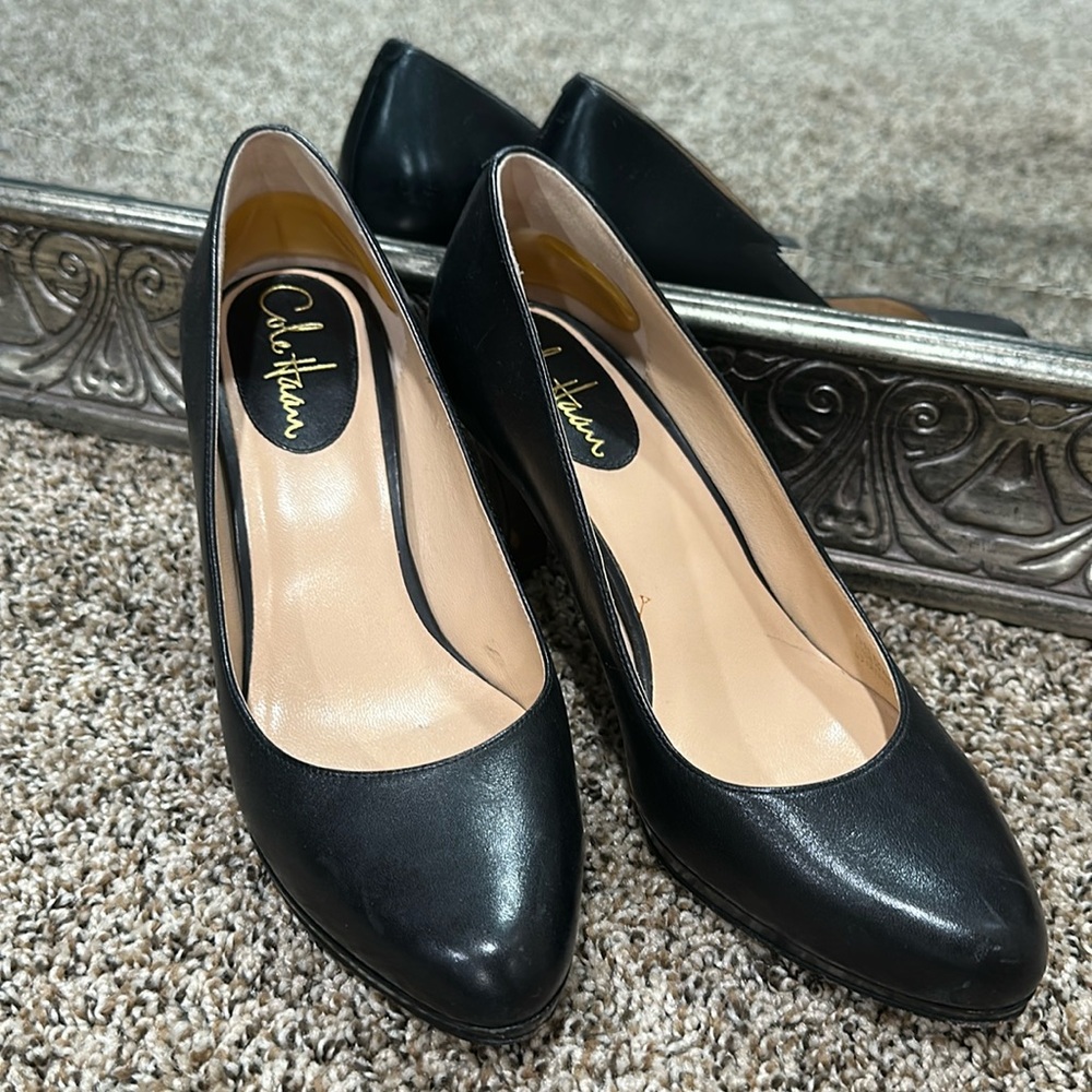 Cold Haan black heels